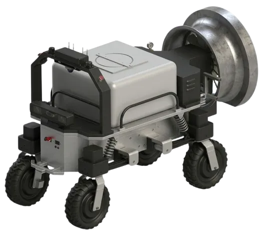 AGMOVE autonomous farm rover — variant 2